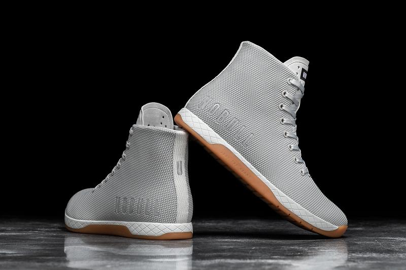 Women's Nobull High-Top Arctic Gum Trainers Grey | SG G2787S